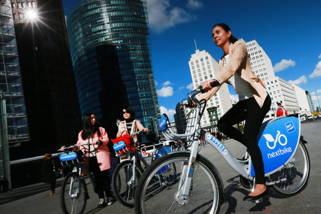 +++ „nextbike“ --- europäischer Marktführer im Bike Sharing | Foto: Anja Jungnickel +++